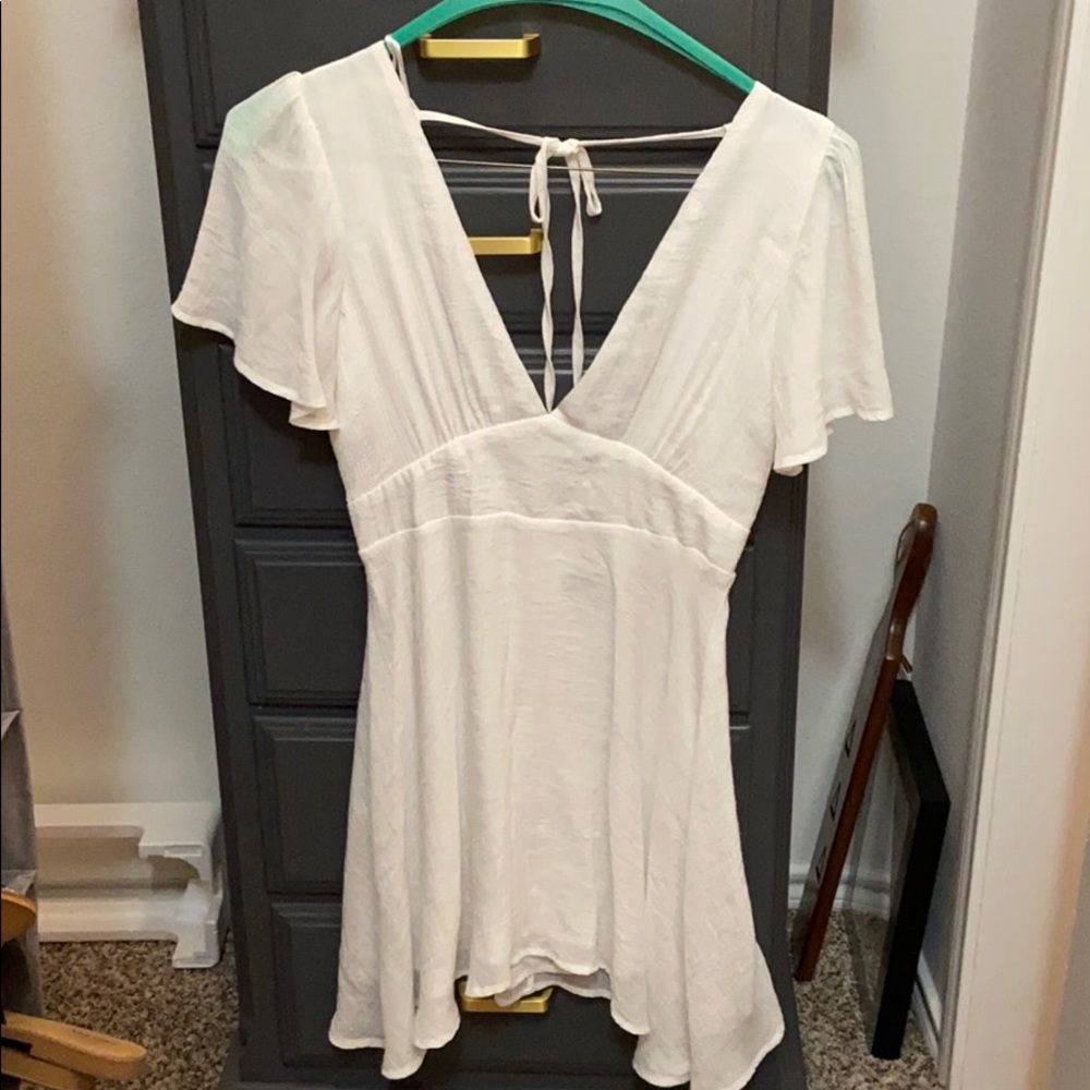 White sun dress